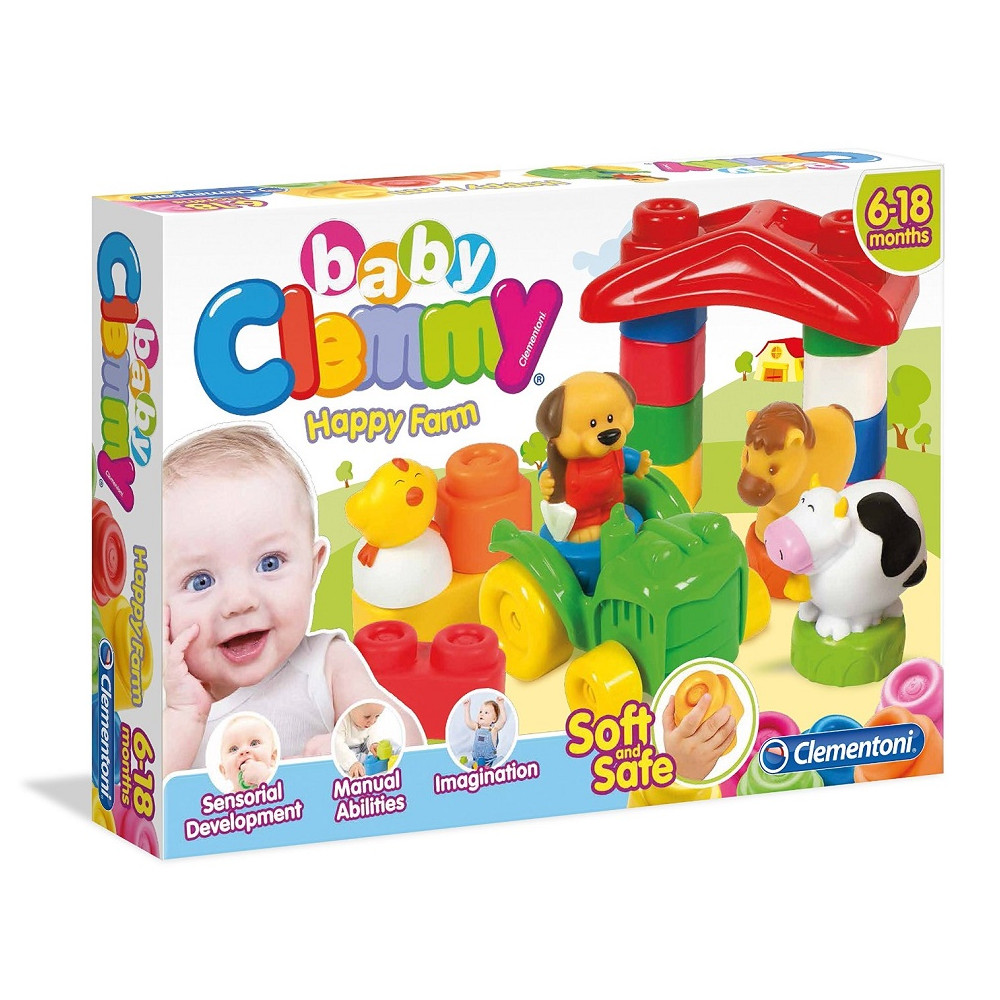 [CL14954] Baby Clemmy Costruzioni Morbide Happy Farm