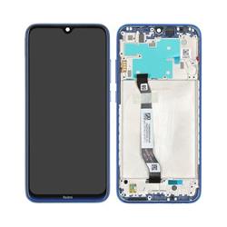 Display LCD completo di touch screen e frame per Xiaomi Redmi Note 8T - blu