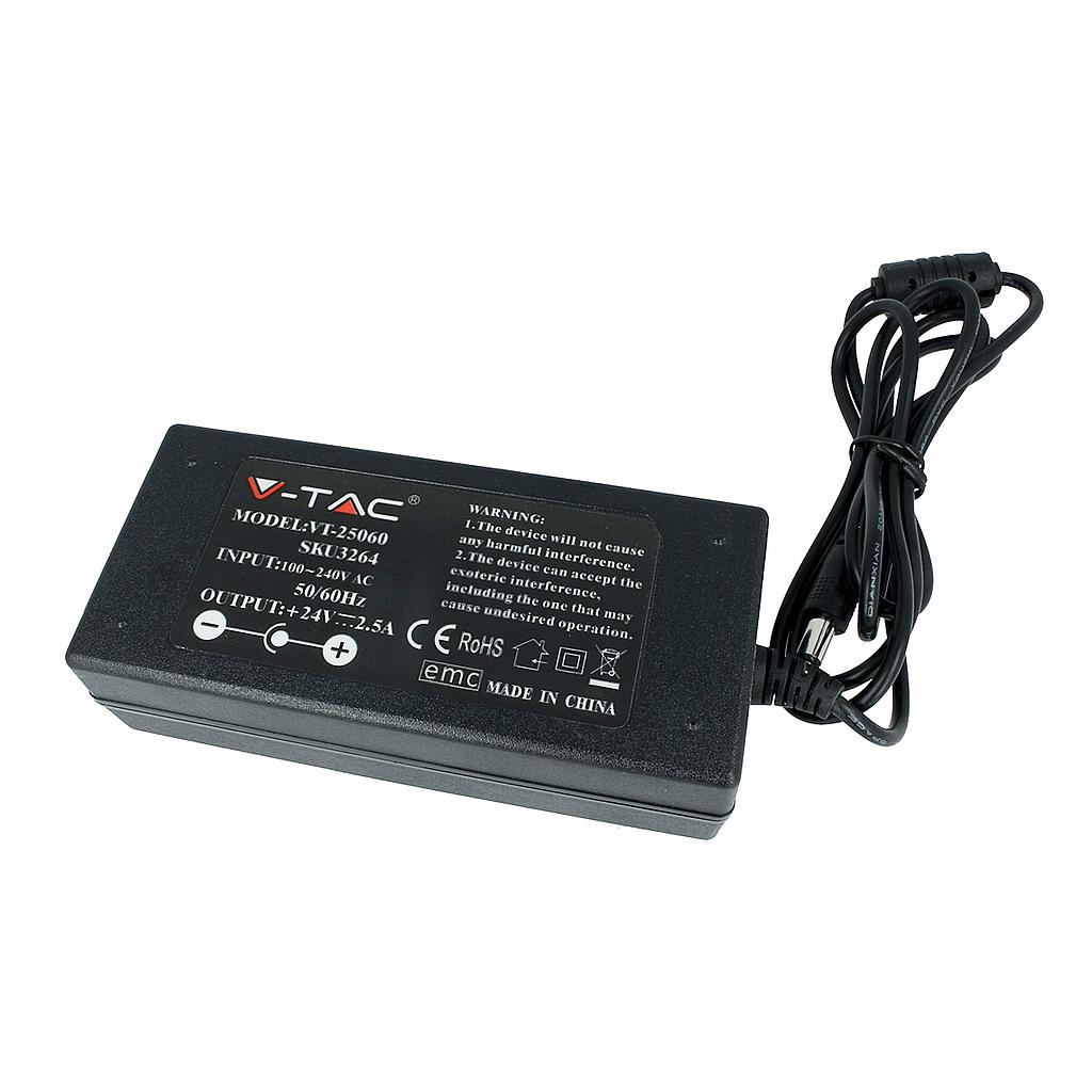 [VT-25060] Alimentatore Led 60W 24V 2,5A
