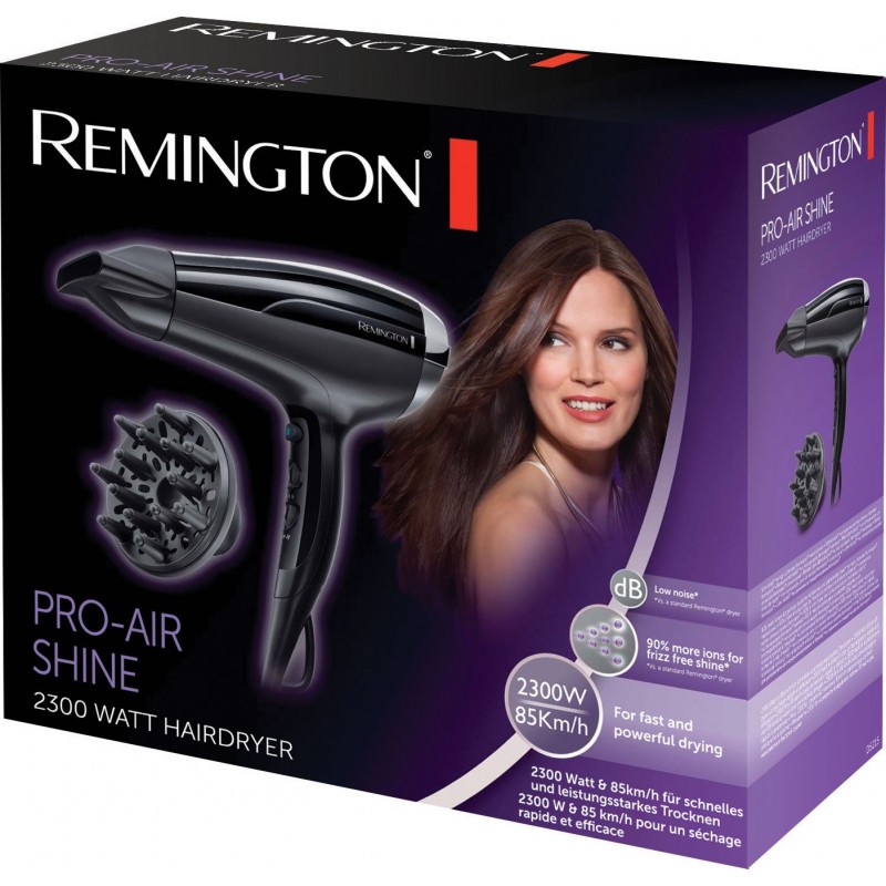 REMINGTON ASCIUGACAPELLI 2300W PRO-AIR SHINE 3 TEMPERATURE 2 VELOCITA'