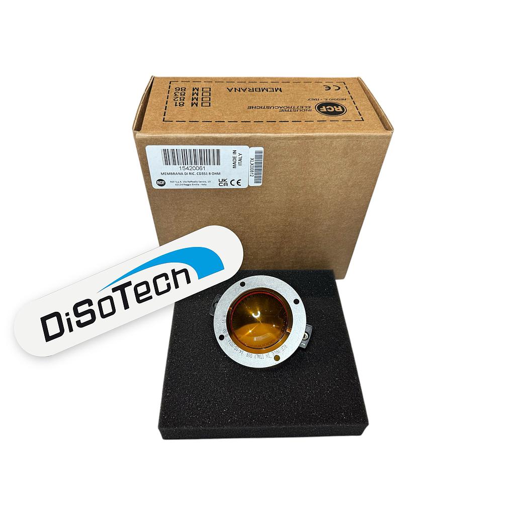 Membrana ORIGINALE RCF CD351 per Art 910A 912A 915A 712 715 Mk5 8 Ohm