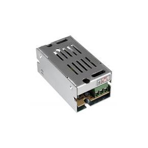 [almet-12v1a] Alimentatore metallico 12V 1,3A per telecamere videosorveglianza