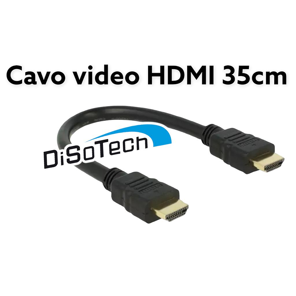 Cavo video HDMI - HDMI Corto 35cm HD