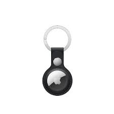 [MX532ZM/A] AirTag Apple Leather Key Ring - nero
