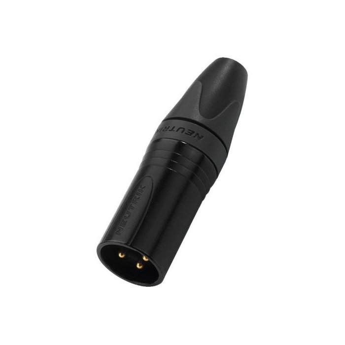 Connettore 3 Poli M XLR Neutrik Nero