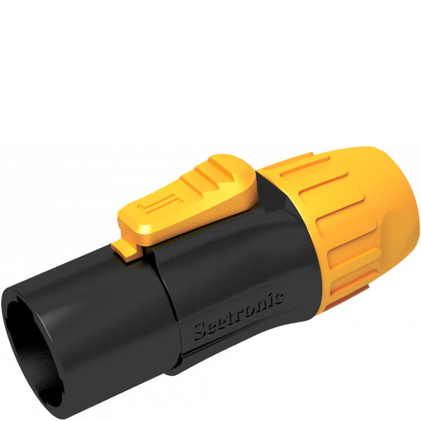 [SETSAC3MX] Connettore cavo maschio powerCON TRUE1 a 3 poli (linea, neutro, terra) SEETRONIC ZZIPP