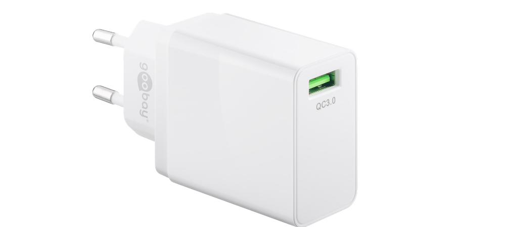 Caricatore Rapido Usb QC3.0 18W - Bianco