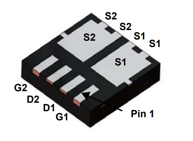 [FDPC4044] Doppio MOSFET 30V 27A FDPC4044 40CF QFN Macbook