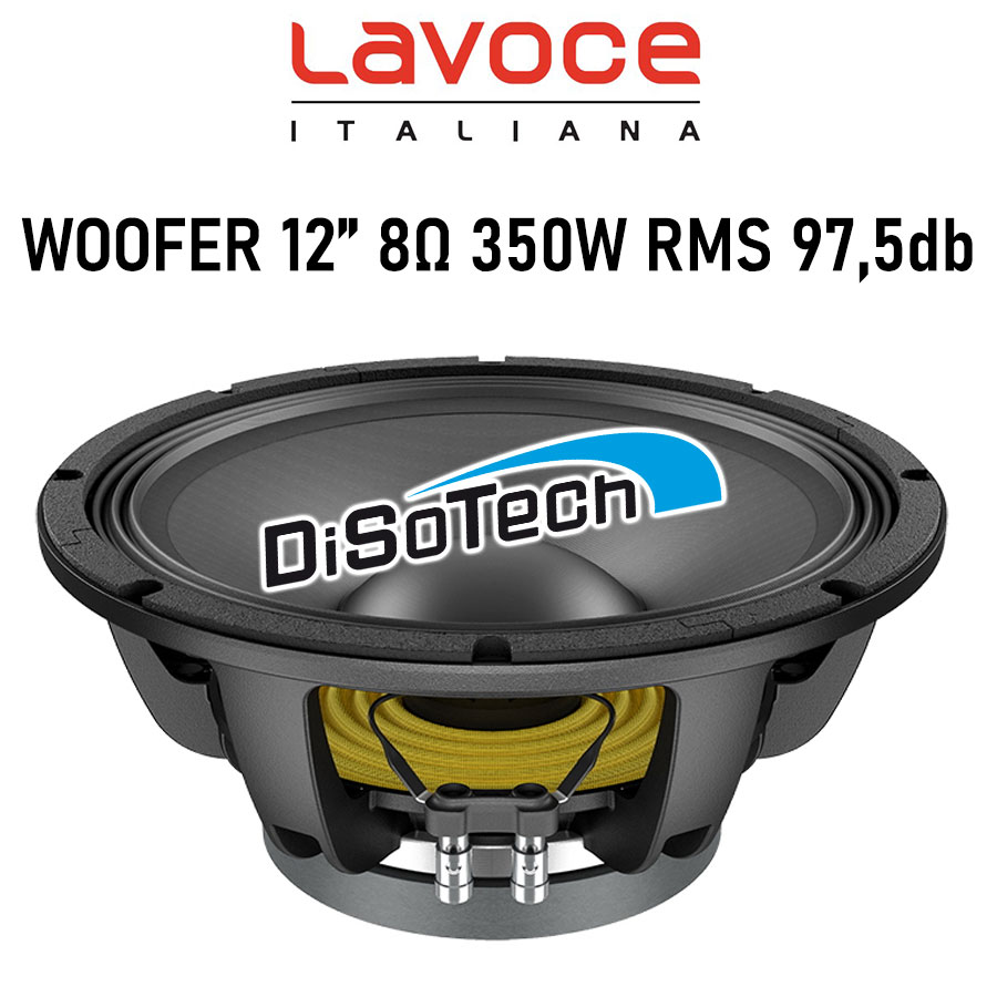 Woofer LAVOCE in ferrite 12" 8ohm 350W RMS