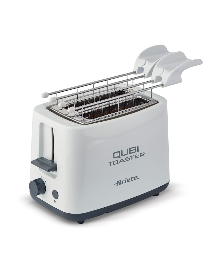 [157] TOSTAPANE 760W 7PROG. 2SCOMP. QUBI BIANCO