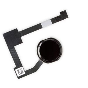 FLAT FLEX TASTO HOME PER APPLE IPAD 6 AIR 2 A1566 A1567 PULSANTE CENTRALE NERO