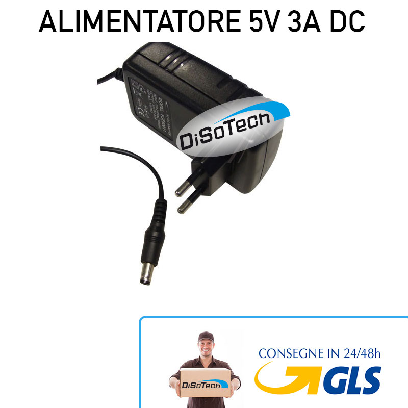 Alimentatore stabilizzato 5V 3A DC
