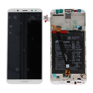 Display Lcd + Frame + Batteria per Huawei Mate 10 Lite - Bianco