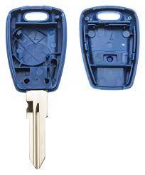 [GT15RARS1] Guscio per chiave Fiat 1 tasto Blu con porta batteria