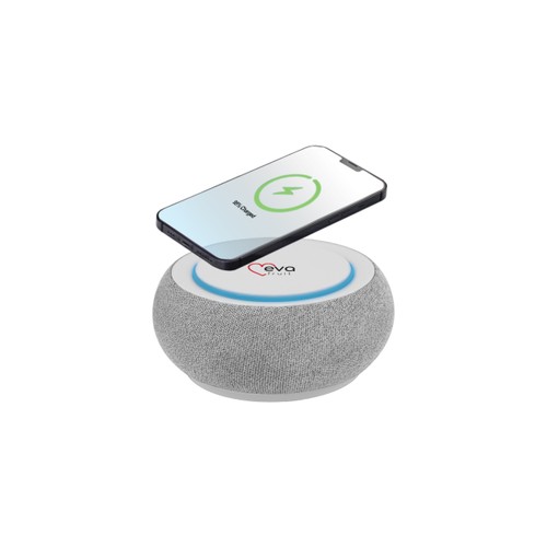 [DESKBEATWICW] TAVOLO WIRELESS CON SPEAKER BIANCO