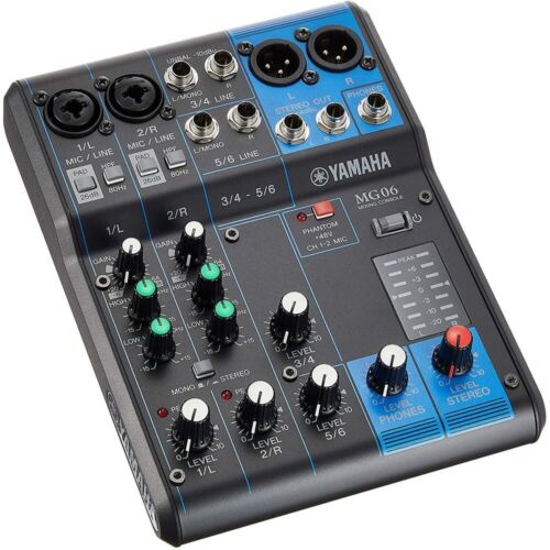 [MG06] Mixer 6 Canali con Alimentazione Phantom - Yamaha