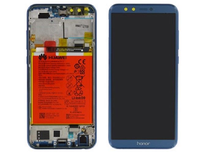 Display con touch frame batteria originale Huawei Honor 9 LLD-L311 Lite silver