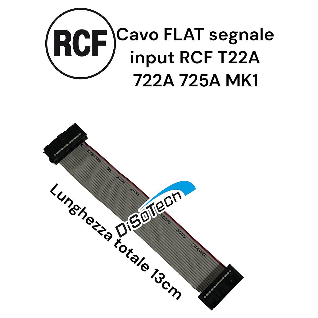Cavo flat RCF di collegamento input amplificatore 722A 725A Mk1 13cm