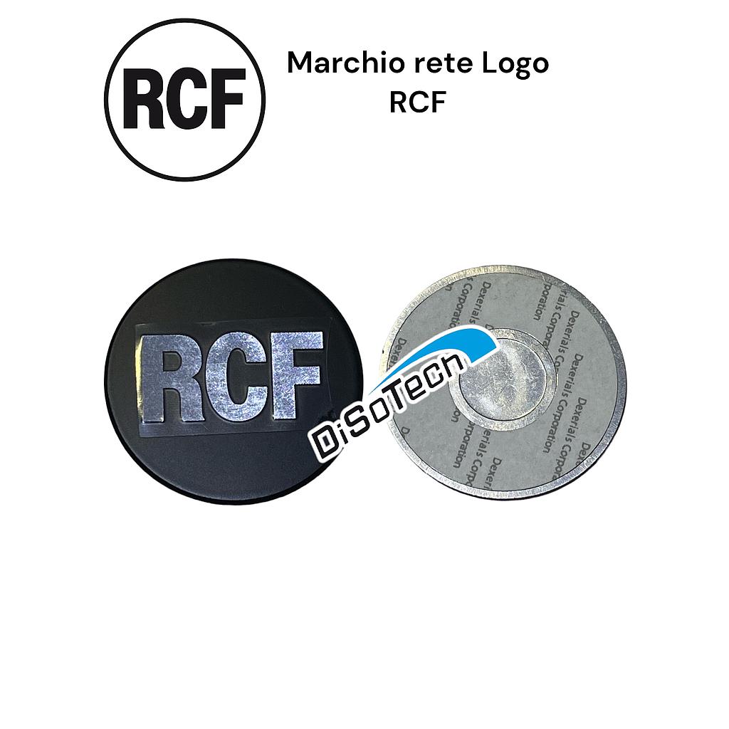 [33970876] Marchio rete Nero LOGO RCF rotondo 722-A