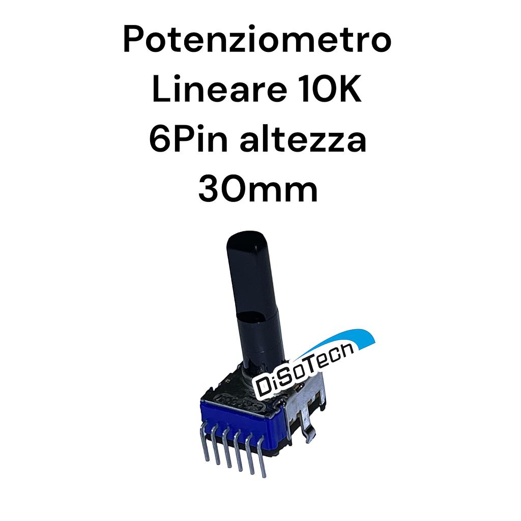 Potenziometro 10K Lineare altezza 30mm 6Pin