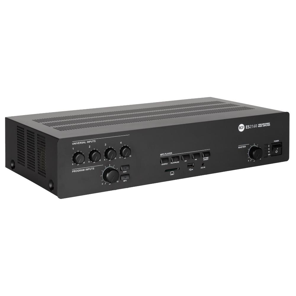 AMPLIFICATORE ES 2160 RCF MIXER CON LETTORE MP3 E BLUETOOTH 160W 100V