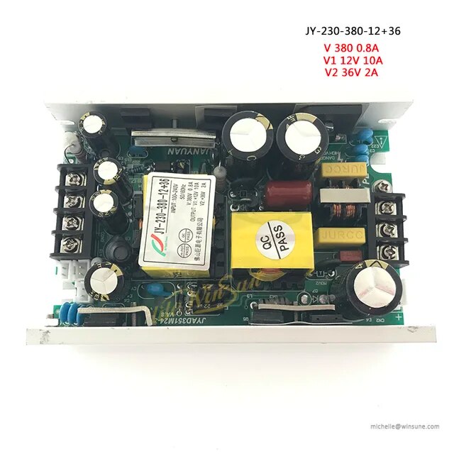 Alimentatore Switching Testa Mobile 380V +12V +36V