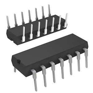 LM324AN OP AMP, QUAD, 12MHZ DIP14